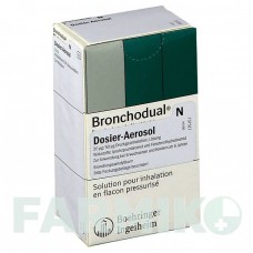 БРОНХОДУАЛ (BRONCHODUAL) 20 мкг/50 мкг аэрозоль 10 мл - Фенотерол, Ипратропия бромид EMRA-MED