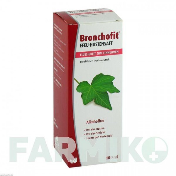 БРОНХОФИТ (BRONCHOFIT) 0,87 г/100 мл жидкость 100 мл - Листья плюща AXICORP PHARMA