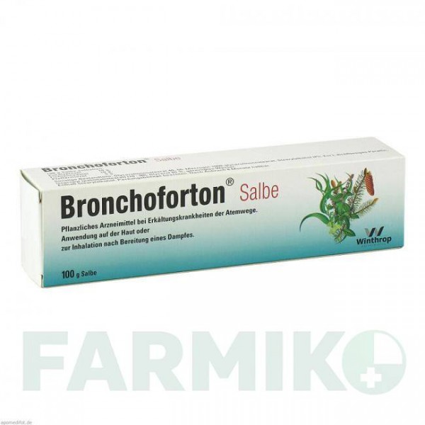 БРОНХОФОРТОН (BRONCHOFORTON) мазь 100 г - Активные вещества STADA