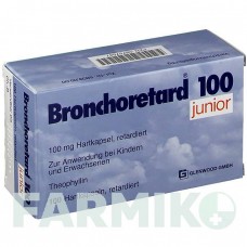 БРОНХОРЕТАРД (BRONCHORETARD) 100 капсулы 100 шт - Теофиллин GLENWOOD