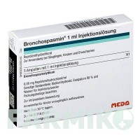 БРОНХОСПАЗМИН (BRONCHOSPASMIN) 1 мл раствор 5x1 мл - Репротерол MEDA PHARMA