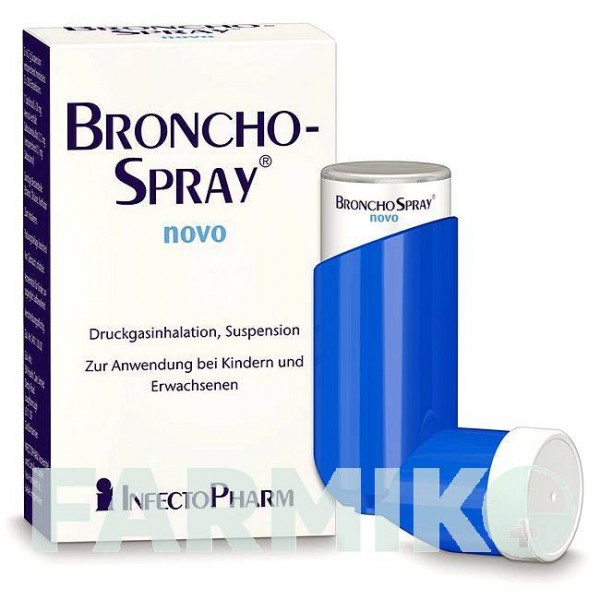 БРОНХОСПРЕЙ (BRONCHOSPRAY) 0,1 мг 200 доз аэрозоль 1 шт - Сальбутамол INFECTOPHARM