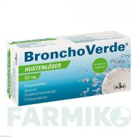 БРОНХОВЕРДЕ (BRONCHOVERDE) 50 мг таблетки 10 шт - Листя плюща KLINGE PHARMA