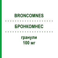 БРОНКОМНЕС (BRONCOMNES) для взрослых 100 мг гранулы 30 шт - Активные вещества SUBSTIPHARM