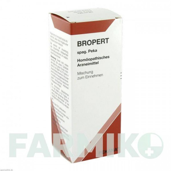 БРОПЕРТ (BROPERT) сироп или сок 125 мл - Гомеопатия PEKANA NATURHEILMITTEL