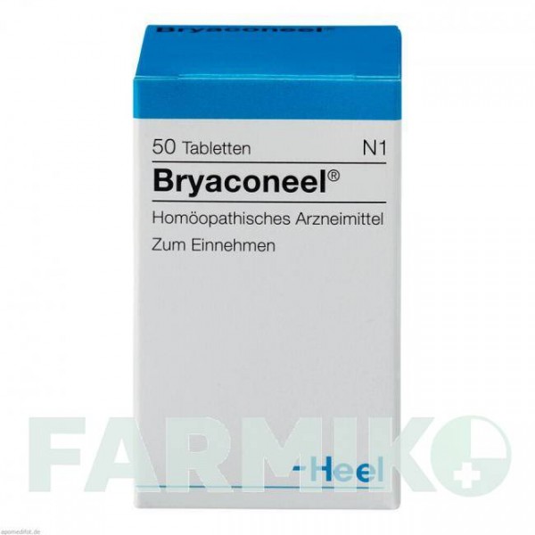 БРИАКОНЕЛЬ (BRYACONEEL) таблетки 50 шт - Гомеопатия BIOLOGISCHE HEILMITTEL HEEL