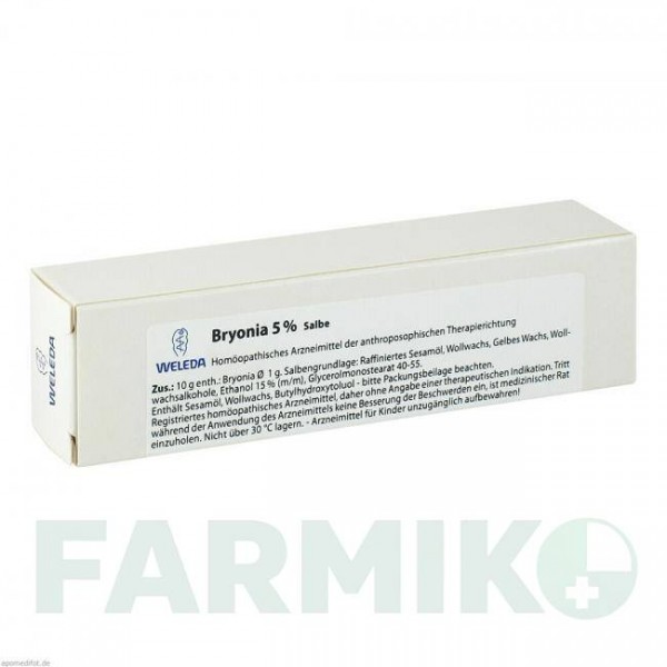 БРИОНИЯ (BRYONIA) 5% мазь 25 г - Гомеопатия WELEDA