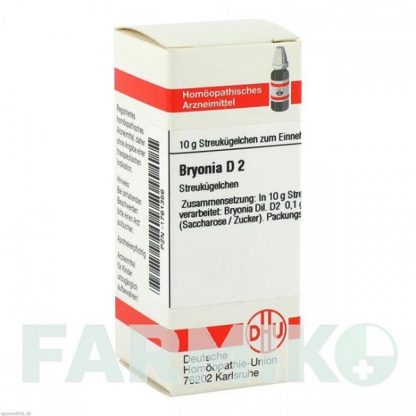 БРИОНИЯ (BRYONIA) D 2 глобули 10 г - Гомеопатия DHU