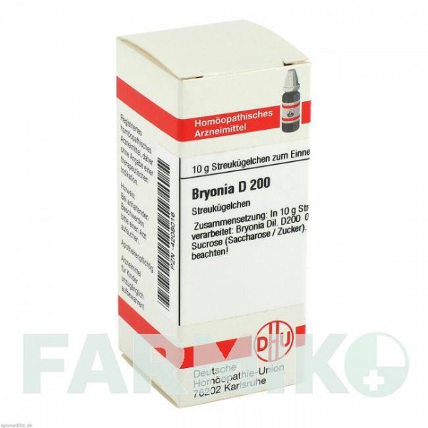 БРИОНИЯ (BRYONIA) D 200 глобули 10 г - Гомеопатия DHU