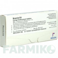 БРИОНИЯ (BRYONIA) D 3 ампулы 8x1 мл - Гомеопатия WELEDA