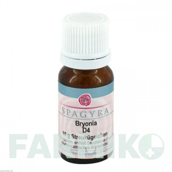 БРИОНИЯ (BRYONIA) D 4 глобули 10 г - Гомеопатия SPAGYRA