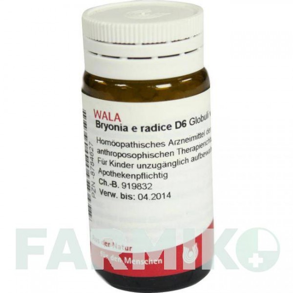 БРИОНИЯ (BRYONIA) D 6 глобули 20 г - Гомеопатия WALA HEILMITTEL