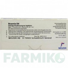 БРИОНИЯ (BRYONIA) D 6 ампулы 8x1 мл - Гомеопатия WELEDA