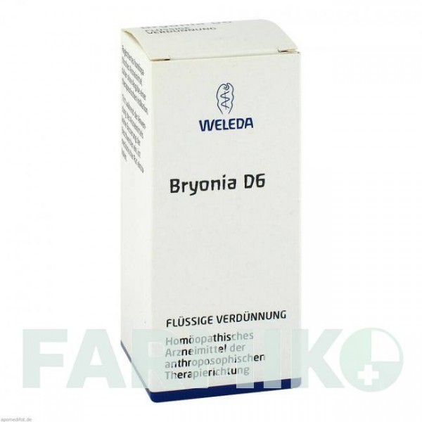 БРИОНИЯ (BRYONIA) D 6 раствор 50 мл - Гомеопатия WELEDA