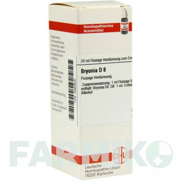 БРІОНІЯ (BRYONIA) D 8 розчин 20 мл - Гомеопатія DHU