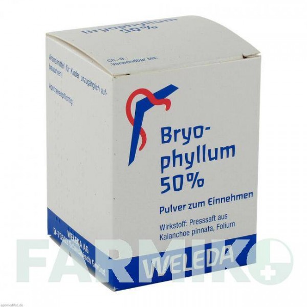 БРИОФИЛЛУМ (BRYOPHYLLUM) 50% порошок 50 г - Гомеопатия WELEDA