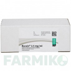 БУКАИН (BUCAIN) 0,25% 2,5 мг/мл 50 мг/20 мл раствор 10x20 мл - Бупивакаин PUREN PHARMA