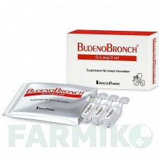 БУДЕНОБРОНХ (BUDENOBRONCH) 0,5 мг/2 мл суспензия 3x20x2 мл - Будесонид INFECTOPHARM