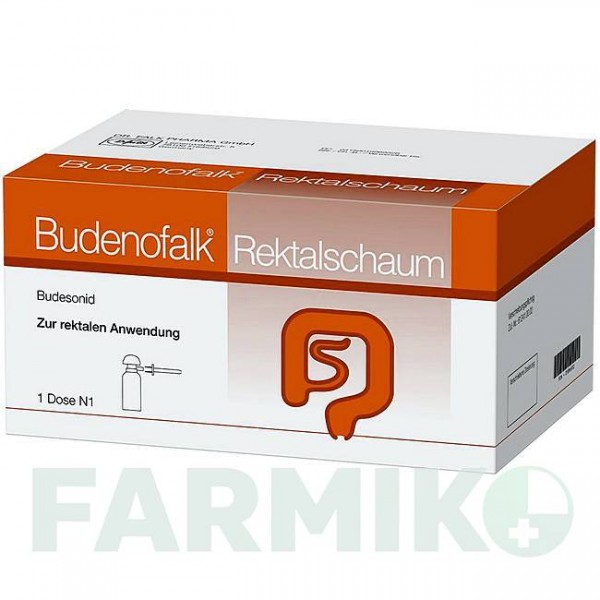 БУДЕНОФАЛЬК (BUDENOFALK) 2 х 14 доз піна 2 шт - Будесонід DR.FALK PHARMA
