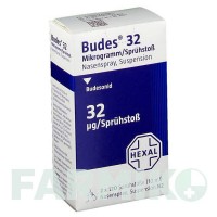 БУДЕС (BUDES) 32 мкг 120 доз спрей 2x10 мл - Будесонид HEXAL
