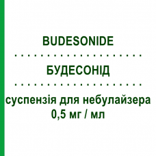 БУДЕСОНИД (BUDESONIDE) 0,5 мг/мл суспензия для небулайзера 20 шт 2 мл - Будесонид SANDOZ