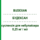 БУДЕКСАН (BUDEXAN) 0,25 мг/мл суспензия для небулайзера 20 шт 2 мл - Будесонид GENETIC