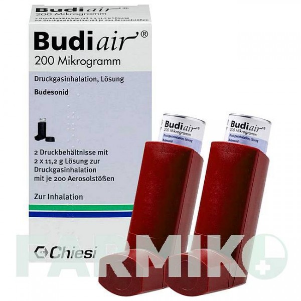 БУДІЕЙР (BUDIAIR) 200 мкг аерозоль 2 шт - Будесонід CHIESI