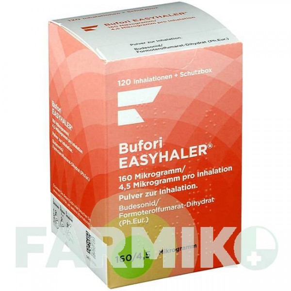 БУФОРИ (BUFORI) 160/4,5 мкг/доза 120 доз порошок 1 шт - Формотерол, Будесонид ORION