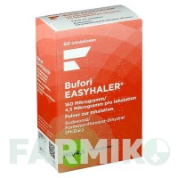 БУФОРІ (BUFORI) 160/4,5 мкг/доза 60 доз порошок 1 шт - Формотерол, Будесонід ORION