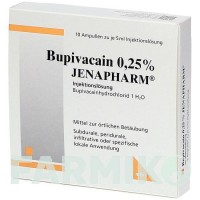 БУПИВАКАИН (BUPIVACAIN) 0,25% ампулы 10x5 мл - Бупивакаин MIBE