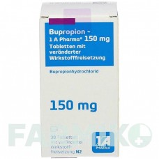 БУПРОПІОН (BUPROPION) 150 мг таблетки 30 шт - Бупропіон 1 A PHARMA