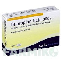 БУПРОПИОН (BUPROPION) 300 мг таблетки 30 шт - Бупропион BETAPHARM