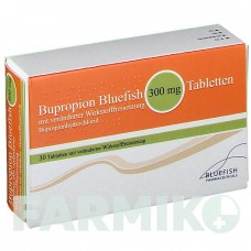 БУПРОПИОН (BUPROPION) 300 мг таблетки 30 шт - Бупропион BLUEFISH