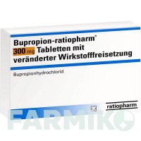 БУПРОПИОН (BUPROPION) 300 мг таблетки 90 шт - Бупропион RATIOPHARM