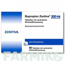 БУПРОПИОН (BUPROPION) 300 мг таблетки 90 шт - Бупропион ZENTIVA