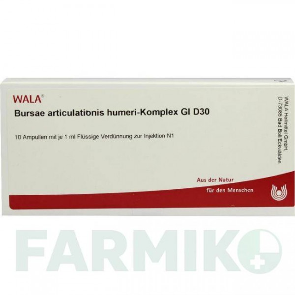 БУРСА (BURSAE) D 30 ампулы 10x1 мл - Гомеопатия WALA HEILMITTEL