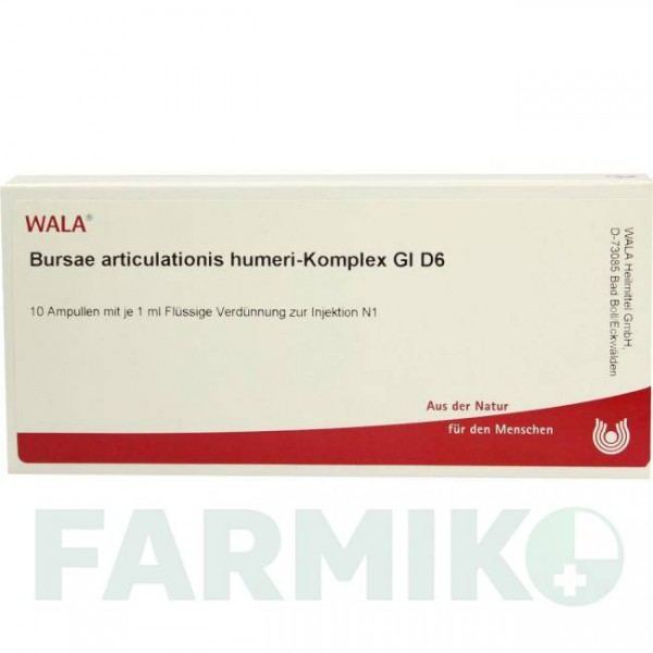 БУРСА (BURSAE) D 6 ампулы 10x1 мл - Гомеопатия WALA HEILMITTEL