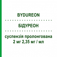 БИДУРЕОН (BYDUREON) 2 мг 2,35 мг/мл суспензия пролонгированная 4 шт 0,85 мл - Эксенатид ASTRAZENECA