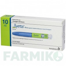 БАЄТА (BYETTA) 10 мкг розчин 1 шт - Ексенатид KOHLPHARMA