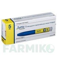 БАЕТА (BYETTA) 5 мкг раствор 1 шт - Эксенатид ASTRAZENECA