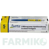 БАЄТА (BYETTA) 5 мкг розчин 1 шт - Ексенатид EMRA-MED