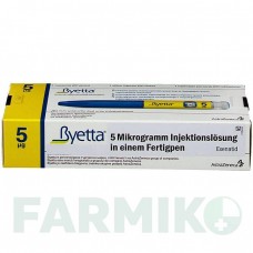 БАЄТА (BYETTA) 5 мкг розчин 1 шт - Ексенатид EMRA-MED