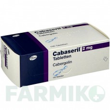 КАБАЗЕРИЛ (CABASERIL) 2 мг таблетки 60 шт - Каберголин PFIZER