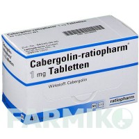 КАБЕРГОЛІН (CABERGOLIN) 1 мг таблетки 40 шт - Каберголін RATIOPHARM