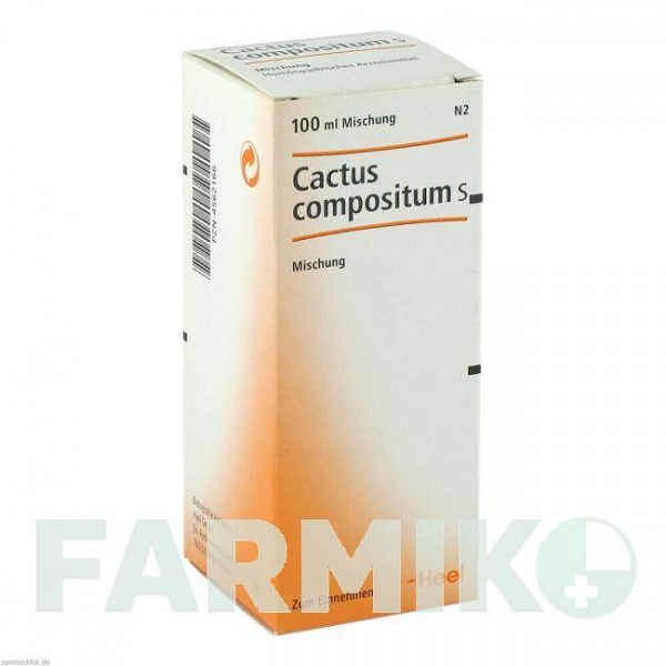 КАКТУС КОМПОЗИТУМ (CACTUS COMPOSITUM) жидкость 100 мл - Гомеопатия BIOLOGISCHE HEILMITTEL HEEL