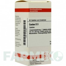 КАКТУС (CACTUS) D 3 таблетки 80 шт - Гомеопатія DHU
