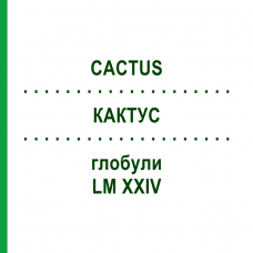 КАКТУС (CACTUS) LM XXIV глобули 5 г - Гомеопатія DHU
