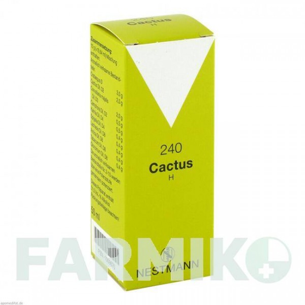 КАКТУС (CACTUS) капли 50 мл - Гомеопатия NESTMANN PHARMA
