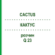 КАКТУС (CACTUS) Q 23 розчин 15 мл - Гомеопатія GUDJONS