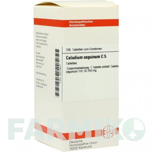 КАЛАДІУМ (CALADIUM) C 5 таблетки 200 шт - Гомеопатія DHU